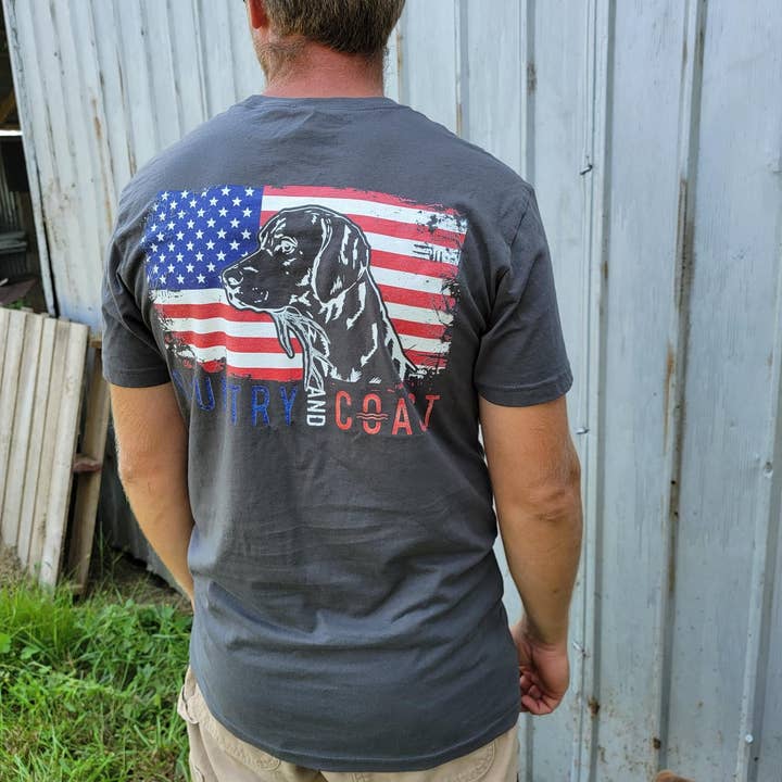 Dog & Antler Tee for wholesale by Country & Coast