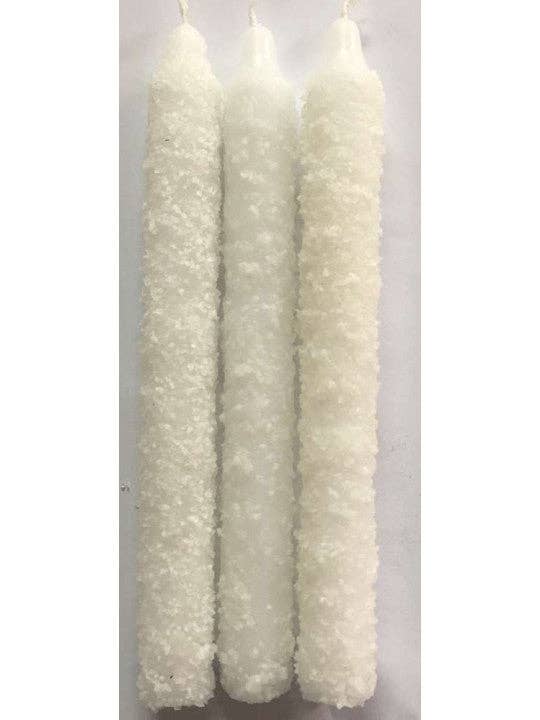 Magic Moon - Wholesale Tapered Candle/Candlestick - Ritualized White Salt Candle - Energy Purification0