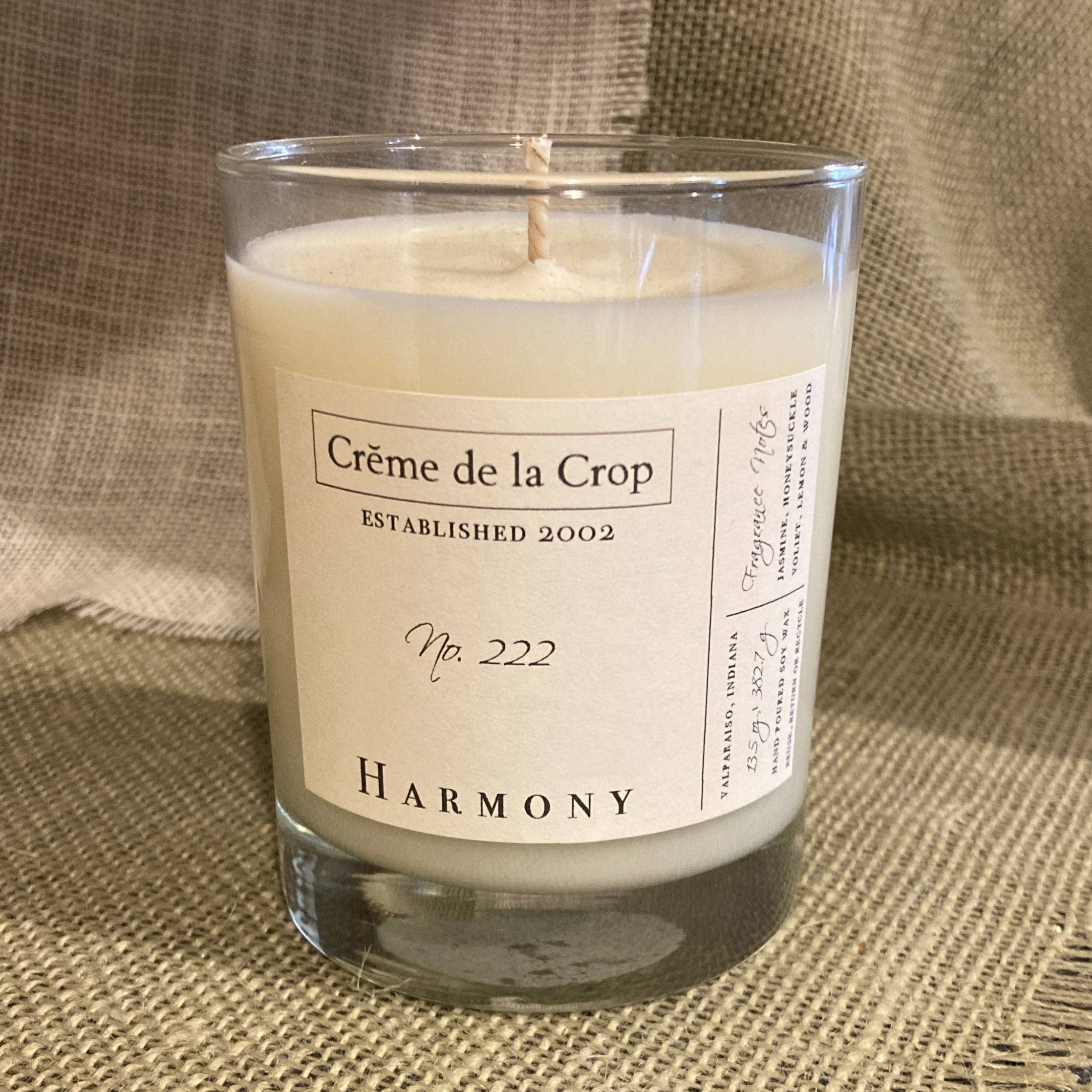 VIAI Beauty - Wholesale Jar/Filled Candle - CREME DE LA CROP Soy Candle - Harmony (Honeysuckle)0