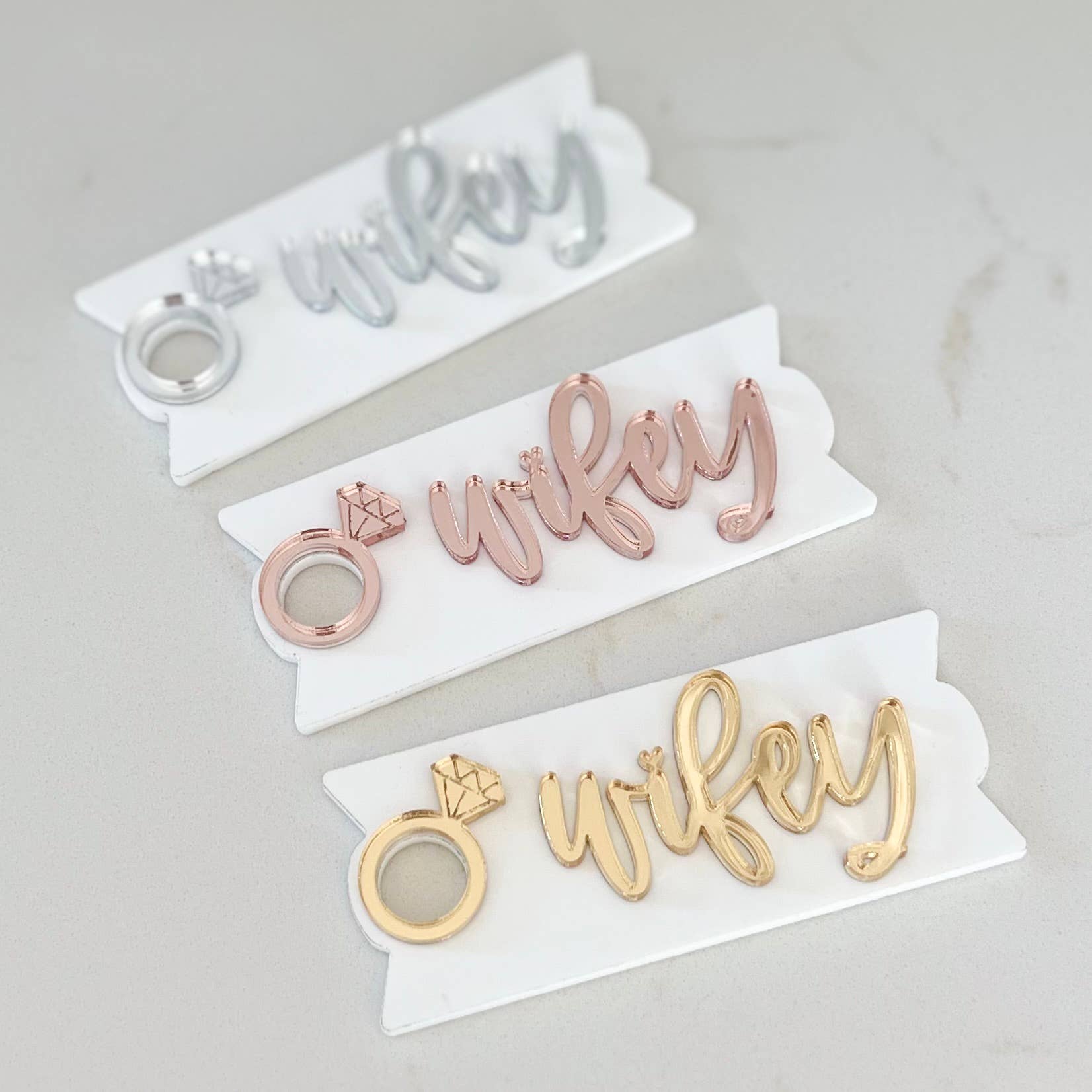 Palmy Pineapple - Wholesale Drink Topper - Stanley Cup Wifey Topper for Brides and Engaged Quencher 2.02