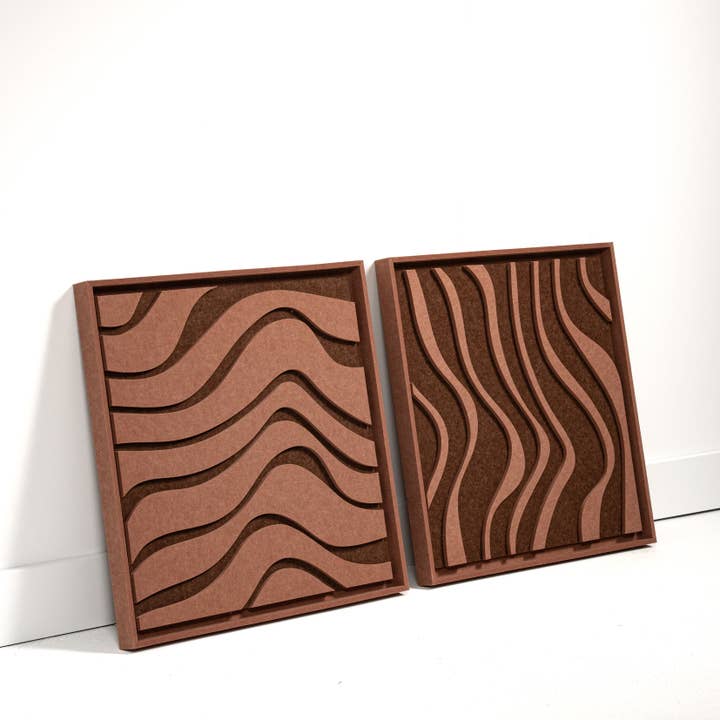 FeltArt Oasis Terra Bloom Størrelse S 60 x 60 cm Sæt med 2 for engroshandel hos FeltArt