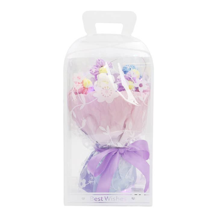 ASSORTED Floral Crochet LED Bouquet Gift Box - 4 pcs for wholesale on Faire5