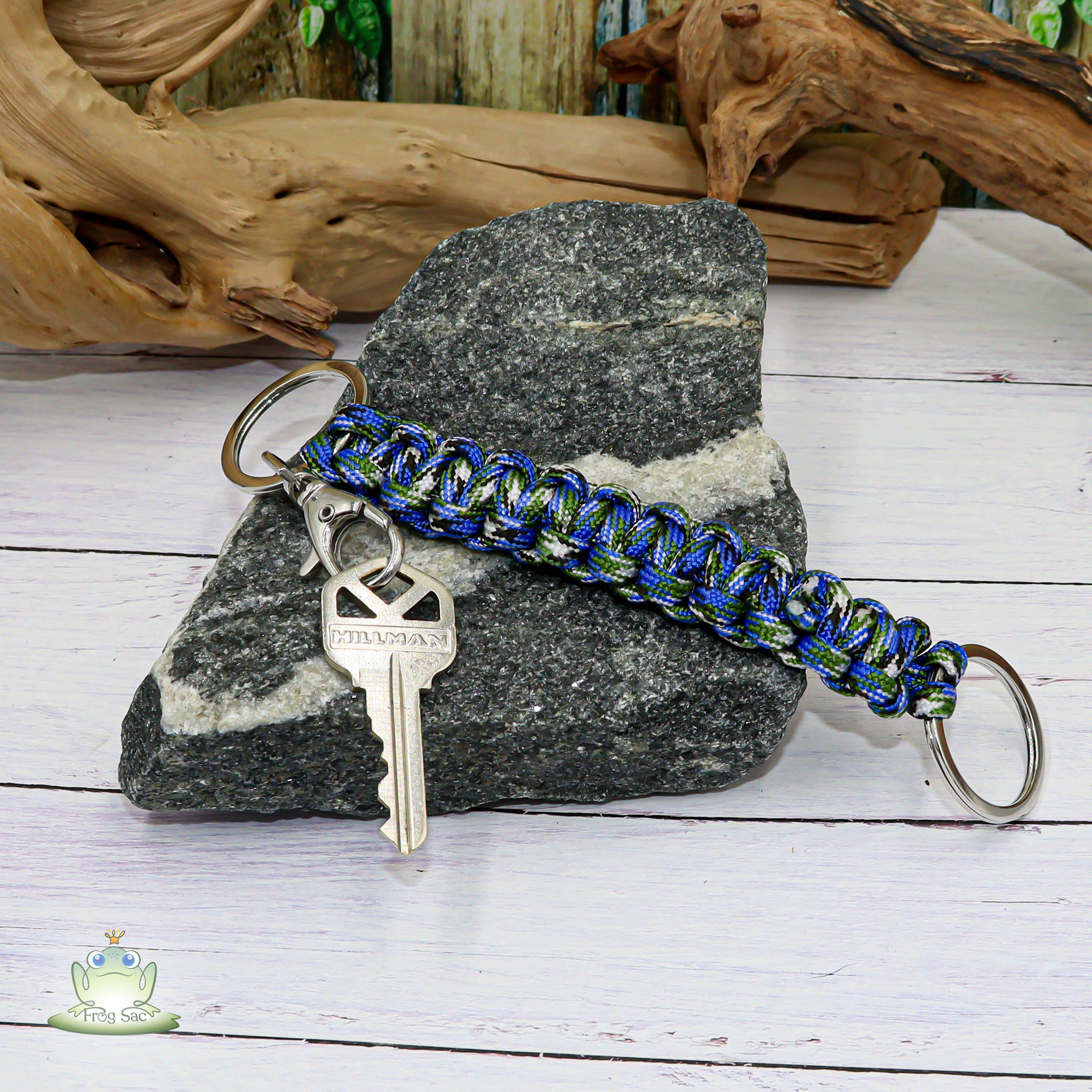 Natalia - Wholesale Keychain - Unisex - Braid Classic 6-Pack Paracord Keychains - SET 63