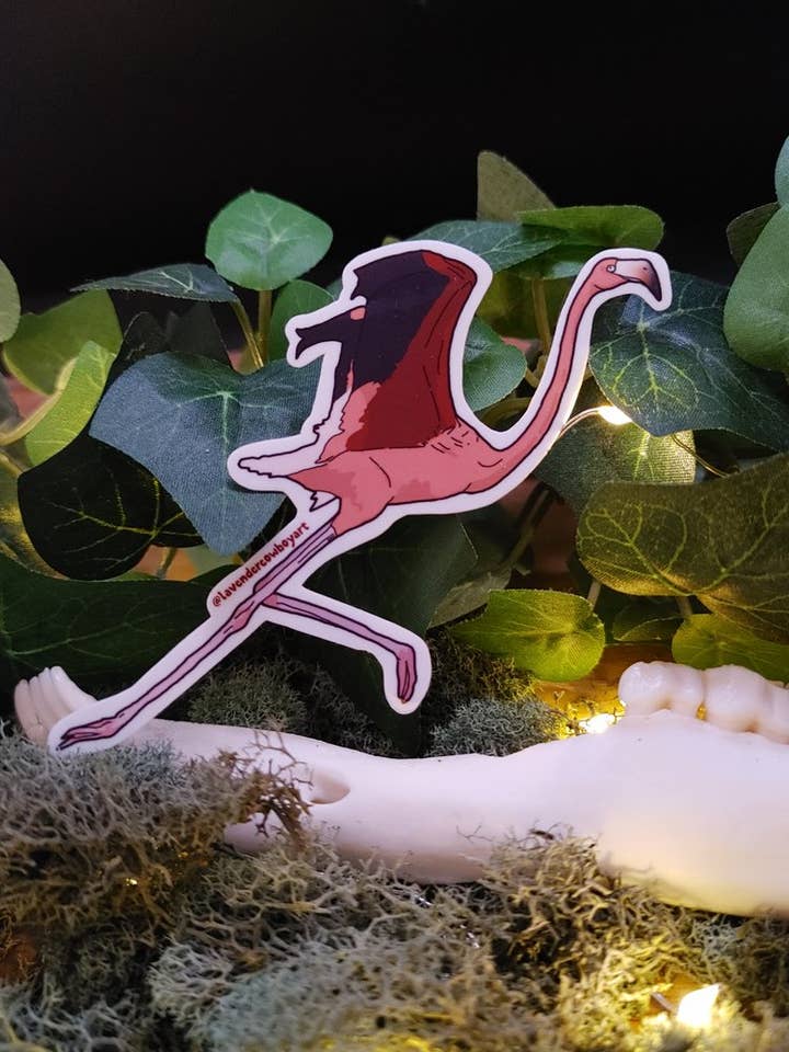 FlaminGO vinylklistermärke för wholesale av Lavender Cowboy Art