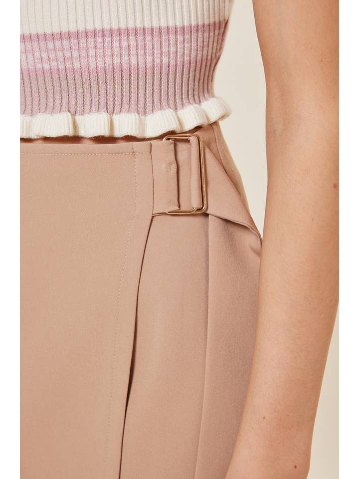 idem ditto – wholesale Skirt – Women’s – CLASSIC WRAP MINI SKIRT WITH ATTACHED BELT BUCKLE17