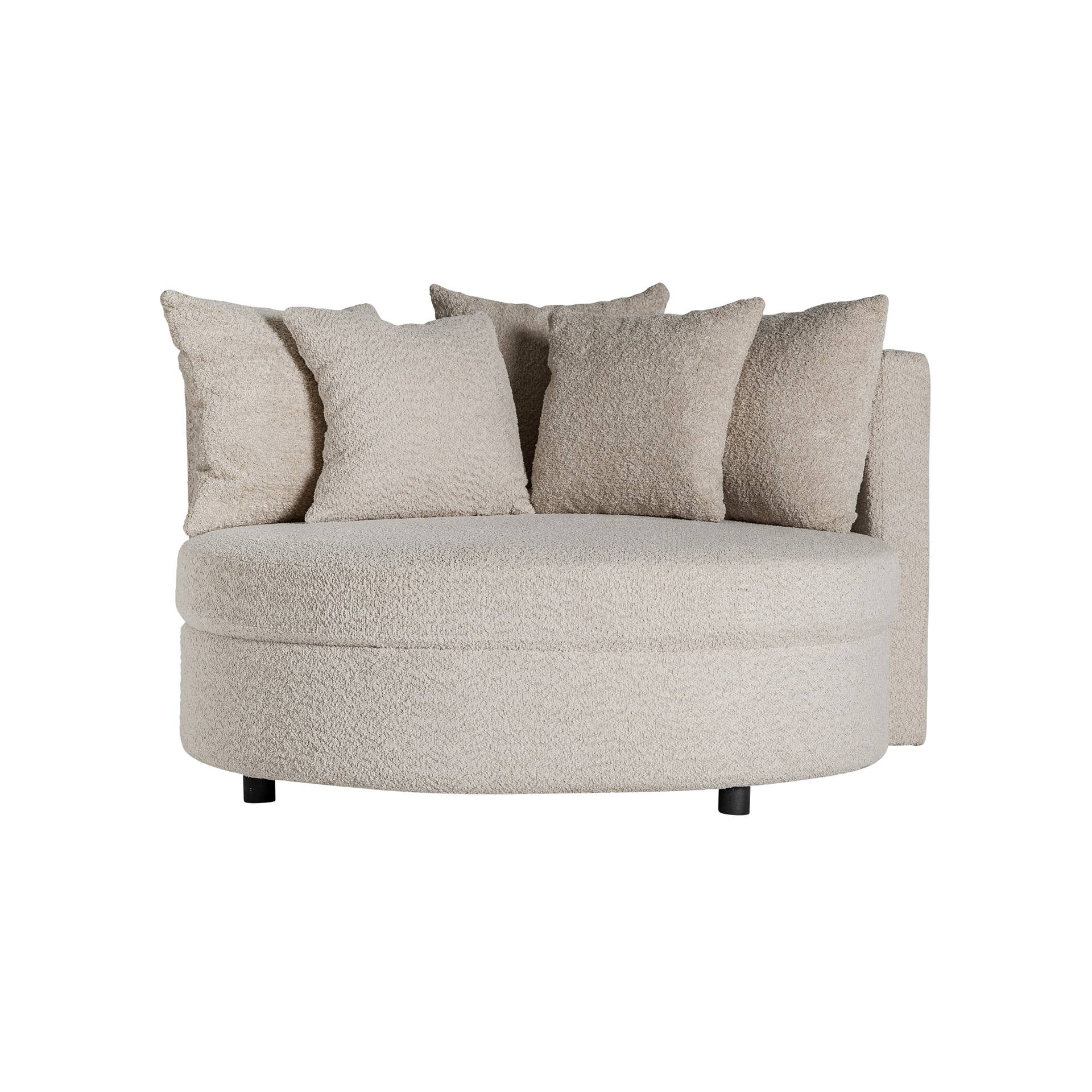 Kodu - Wholesale Sofa - Bouclé cotton sofa in color 115x115x59cm0