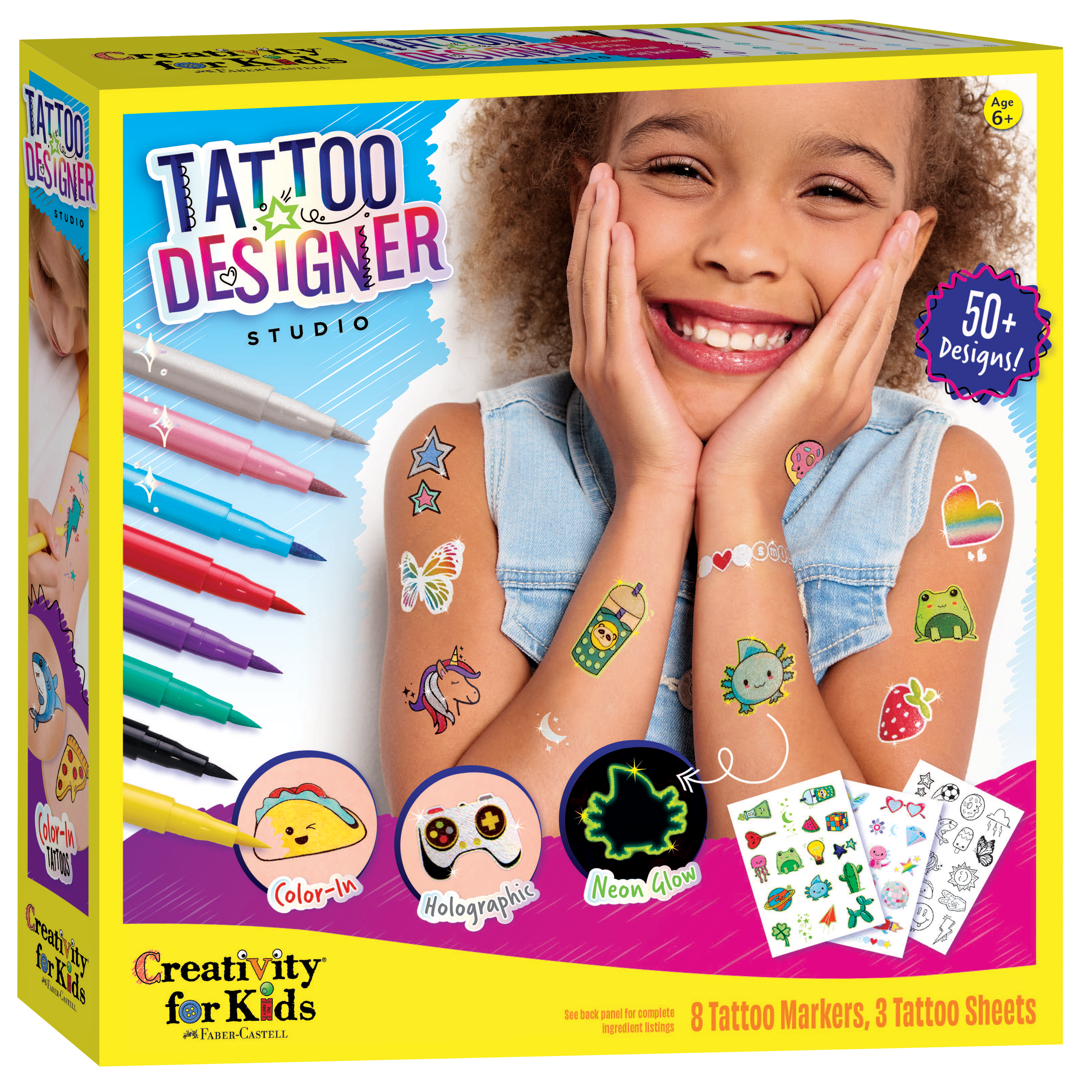 Wholesale Tattoo Designer Studio Craft Kit for Kids for your store - Faire