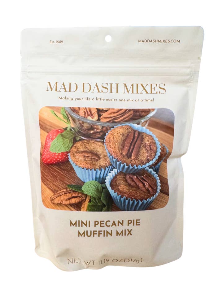 Muffin Mix - Mini Pecan Pie for wholesale by Mad Dash Mixes