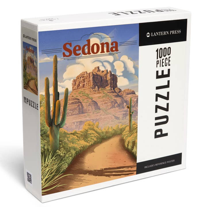 1000 PIECE PUZZLE Sedona, Arizona, Bell Rock Lithograph for wholesale by Lantern Press