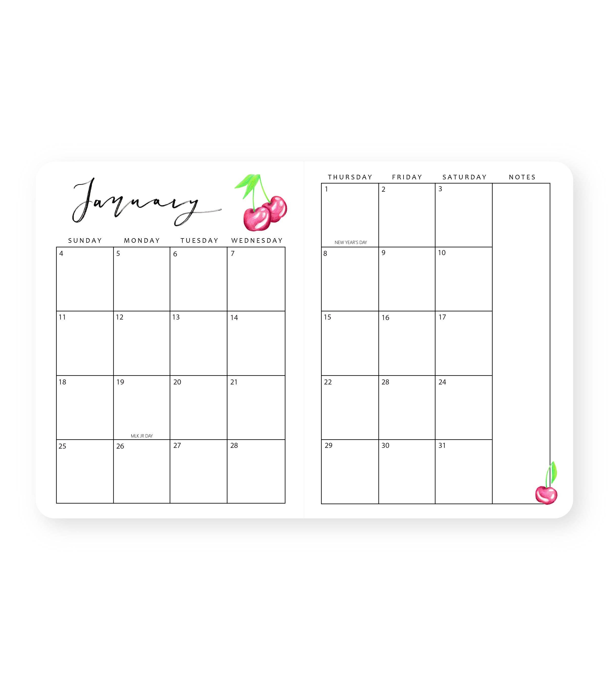 Linda Tong Planners - Wholesale Planner - 2026 Monthly Planner Bows1