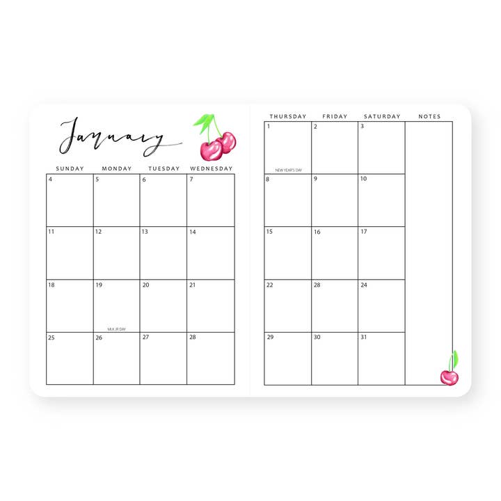 Linda Tong Planners - Wholesale Planner - 2026 Monthly Planner Bows1