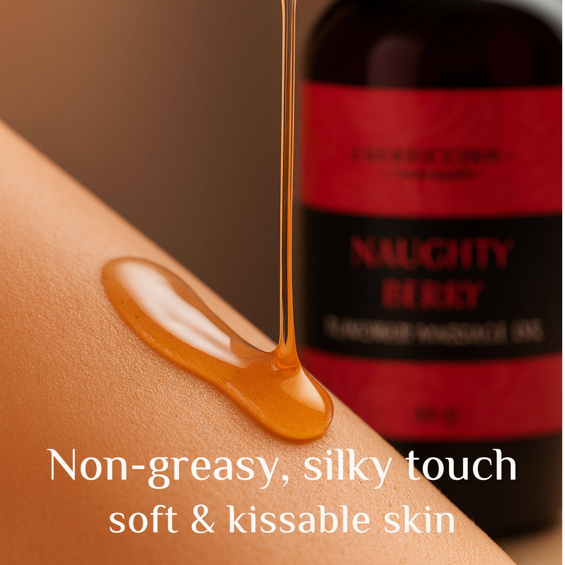 Seduction by Nature - Wholesale Massage Oil/Gel - Naughty Berry - Kissable Massage Oil4