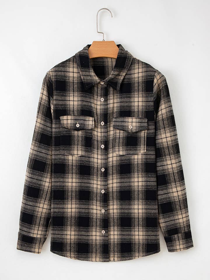 Meredith Doppelklappen-Bürstjacke für den Großhandel von Poppy Lee Lane