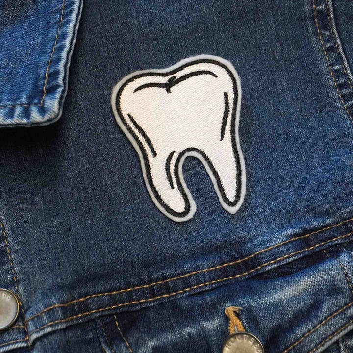 Project Pinup – Emblema por atacado – Ferro Bordado com Dente Molar em Patch1