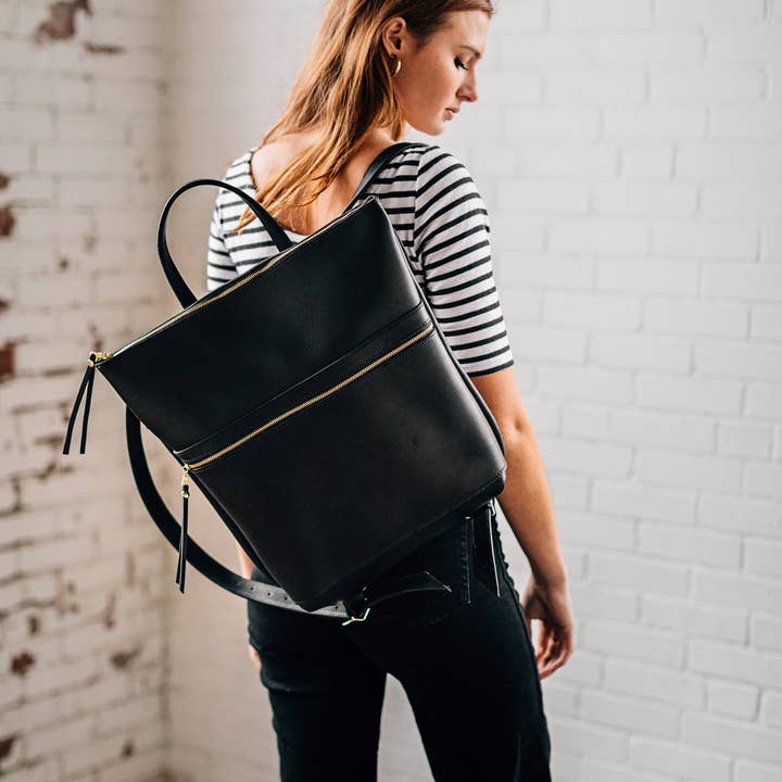 LIZ RIDEN - Wholesale Backpack - Women's - Backpack-Black6