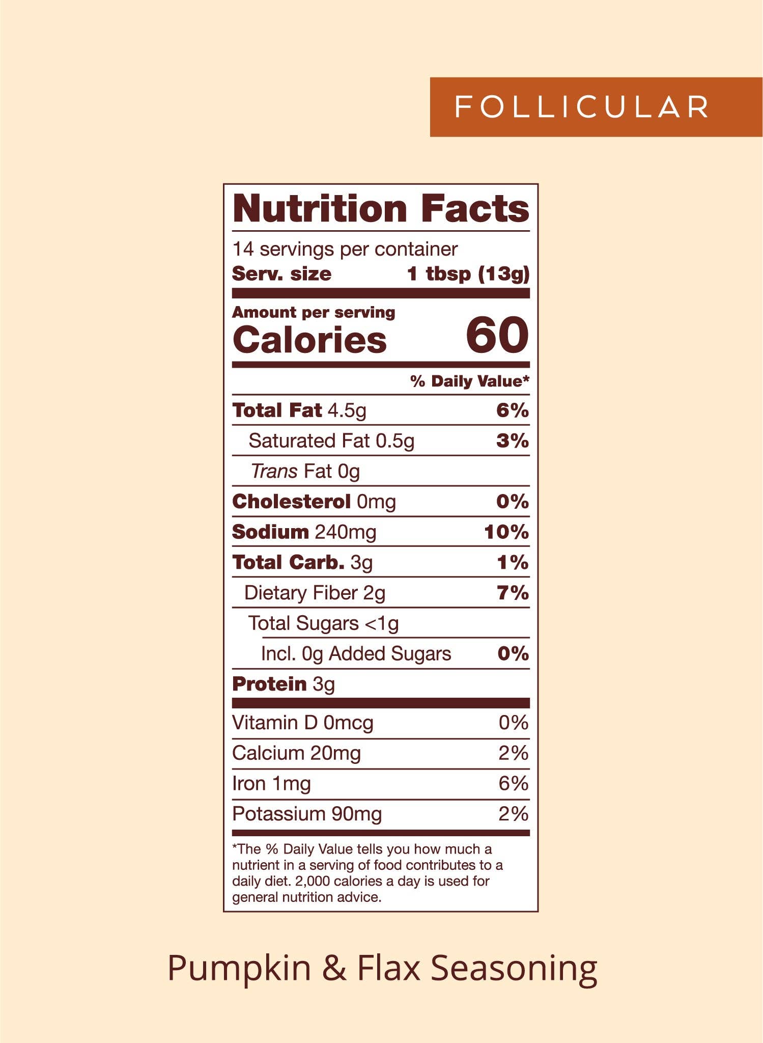 Loona Seeds - Wholesale Dried Spice Mix - Pumpkin & Flax Seasoning Blend2