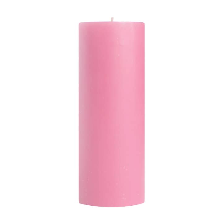 Mole Hollow Candles - Wholesale Pillar Candle - Dusty Rose Unscented Pillar Candles - Choose from 3 sizes!