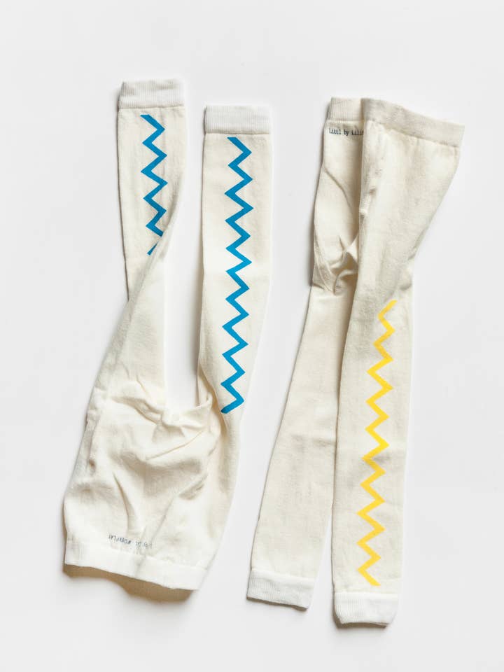 Frieda, Yellow Zick-Zack für den Großhandel von littl by lilit