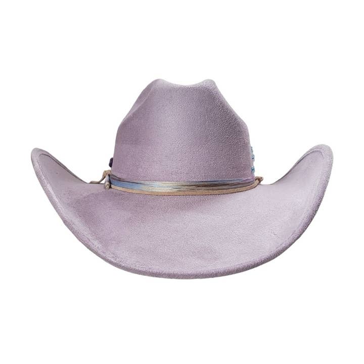 Chapeau cow-boy couronne Aly pour la vente par PETRA SAVAGE