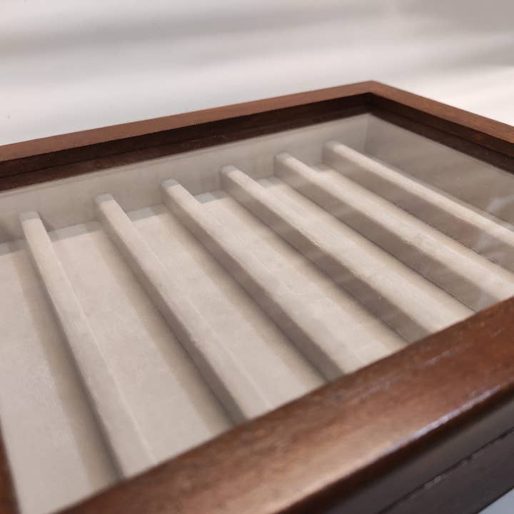 Coins&More - Wholesale Pen & Pencil Holder - Pen Box, Wood and Velvet Pencil Case