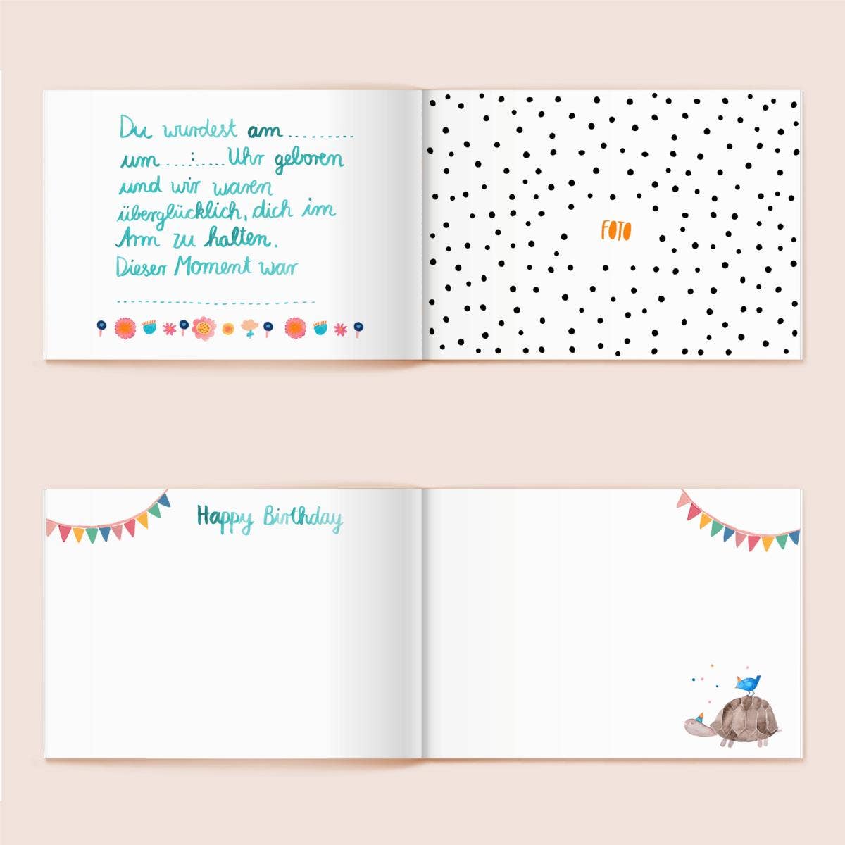 Frau Ottilie - Wholesale Baby & Toddler Book (0-2) - Baby Journal (Hardcover) (PU=3)2