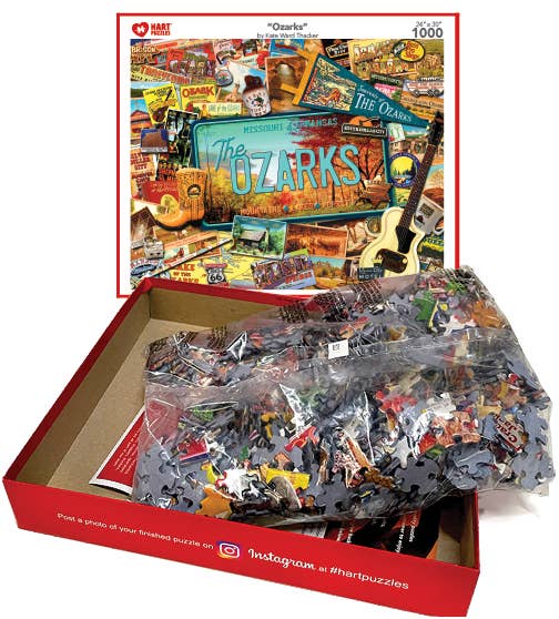 Hart Puzzles - Wholesale Puzzle - Adult - The Ozarks by Kate Ward Thacker2