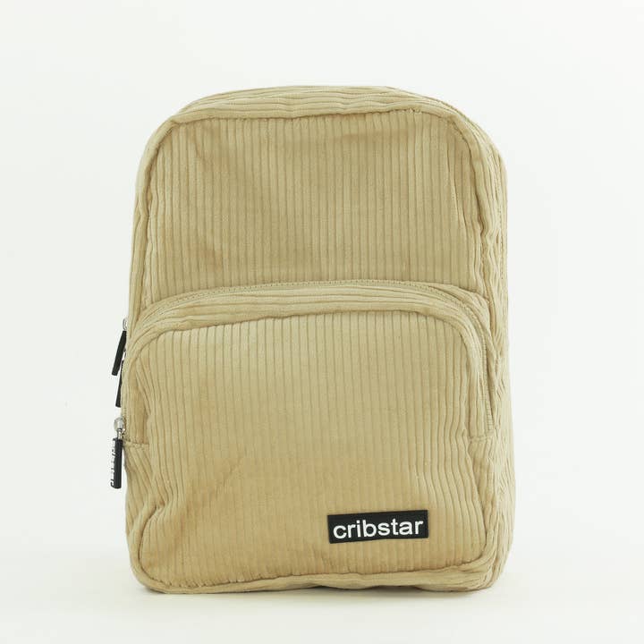 Corduroy Kids Backpack - Almond for wholesale by Cribstar