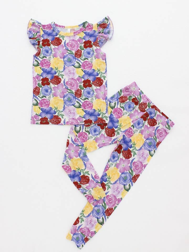 Poppy meisjes loungewear voor wholesale door Ellie K’s Closet Co.