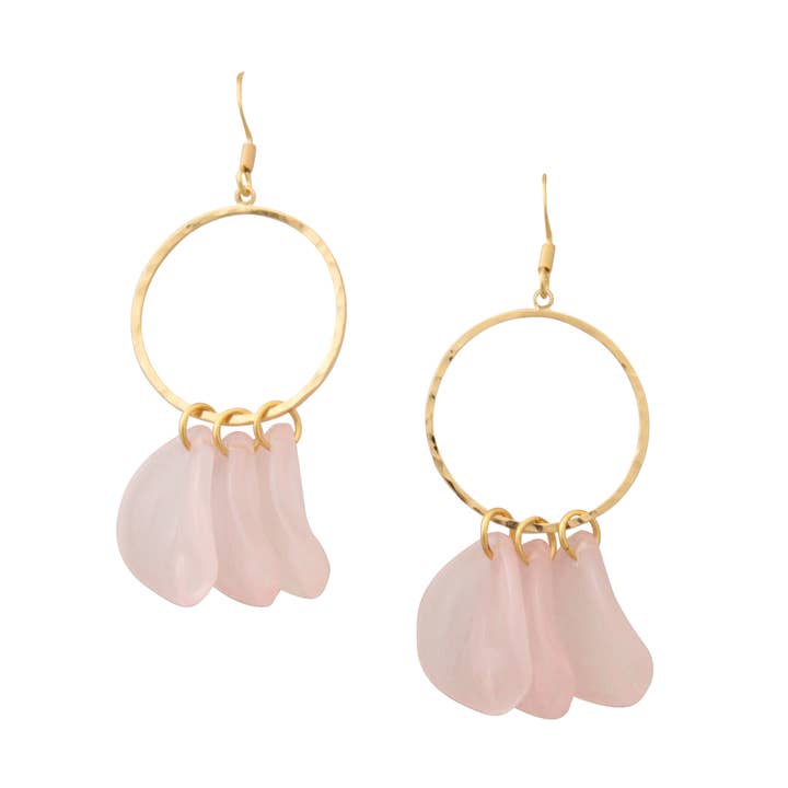 Blush Hoops for engroshandel hos Carolyn Hearn Designs