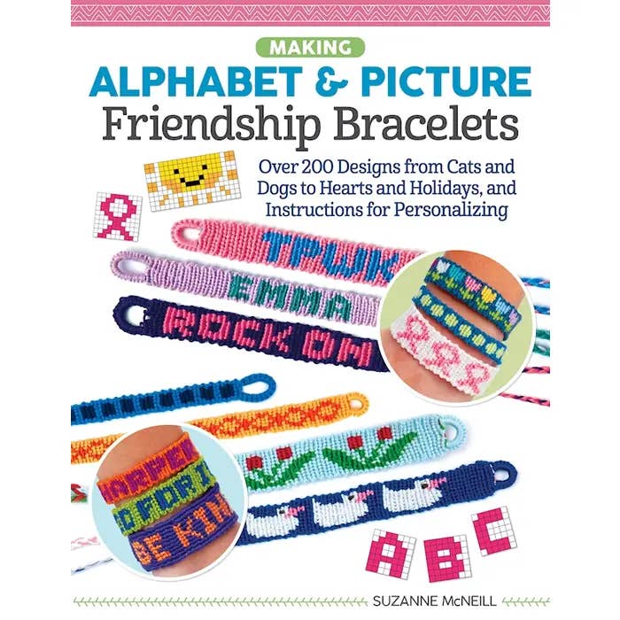 Libro de actividades - Pulseras de la amistad con alfabeto para venta al por mayor de Wellspring