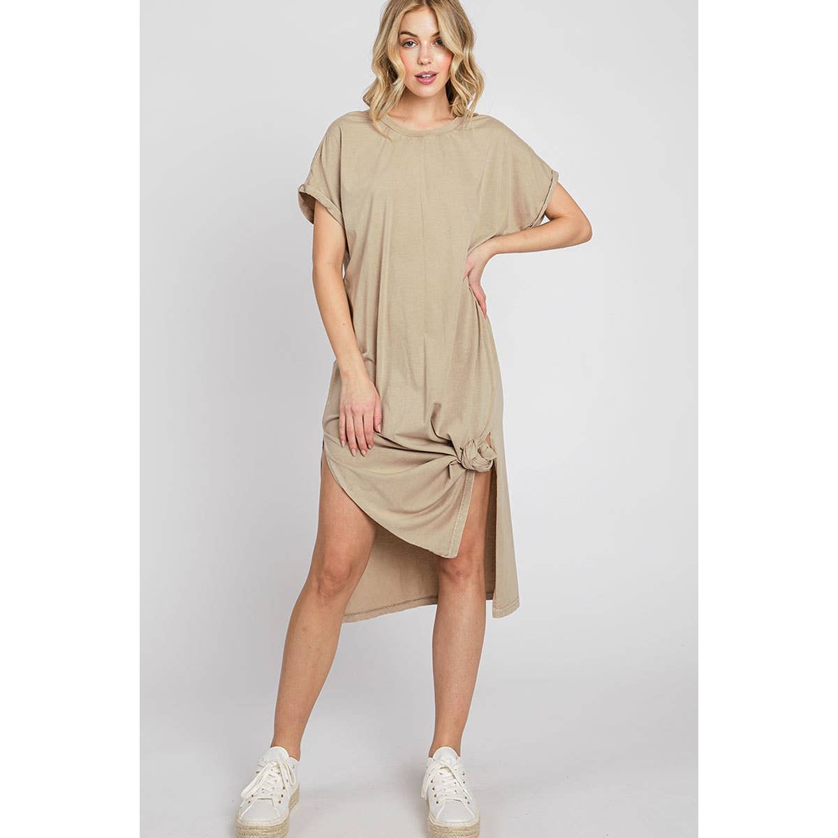 HRTandLUV - Wholesale Dress - Women's - MINERAL WASH DRESS 5