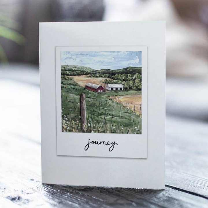 Carte Polaroid Journey pour la vente par The Cranberry Finch