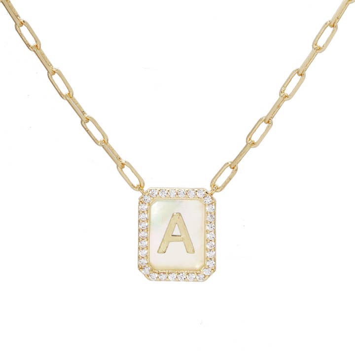 OHBOOBA DESIGN - Wholesale Pendant/Charm Necklace - Gold Plated Initial Necklace