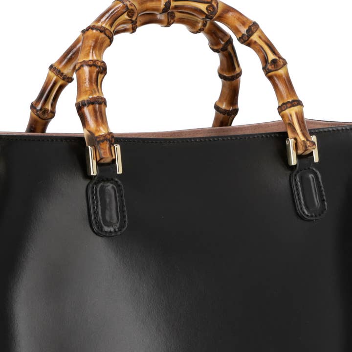 Quarzovivo – Mala com alça superior – Mulher por atacado – Bolsa de couro lisa feita na Itália - Elettra3