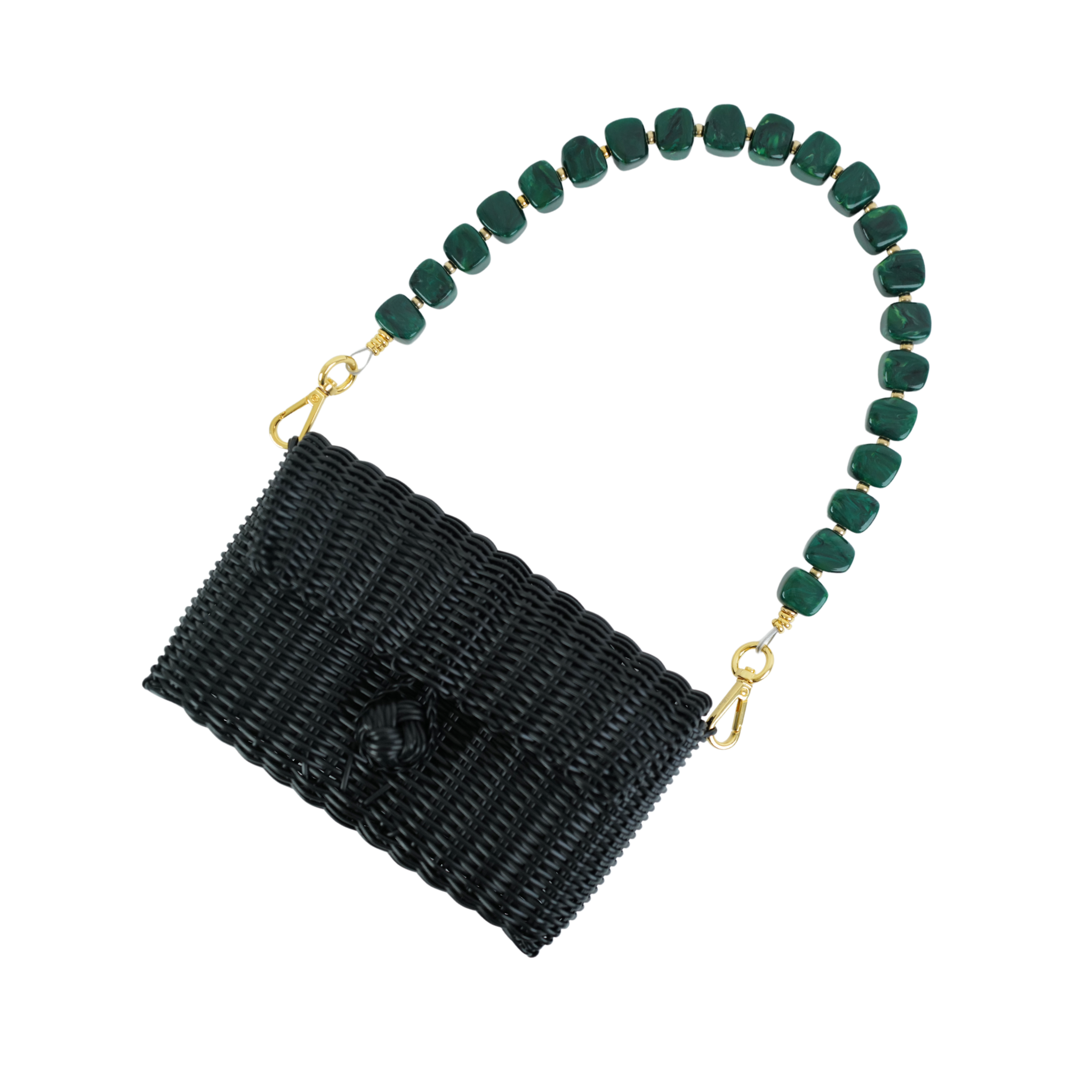 The Lilley Line - Wholesale Clutch Bag - Women's - Pochette , Midnight Malachite Cubes0