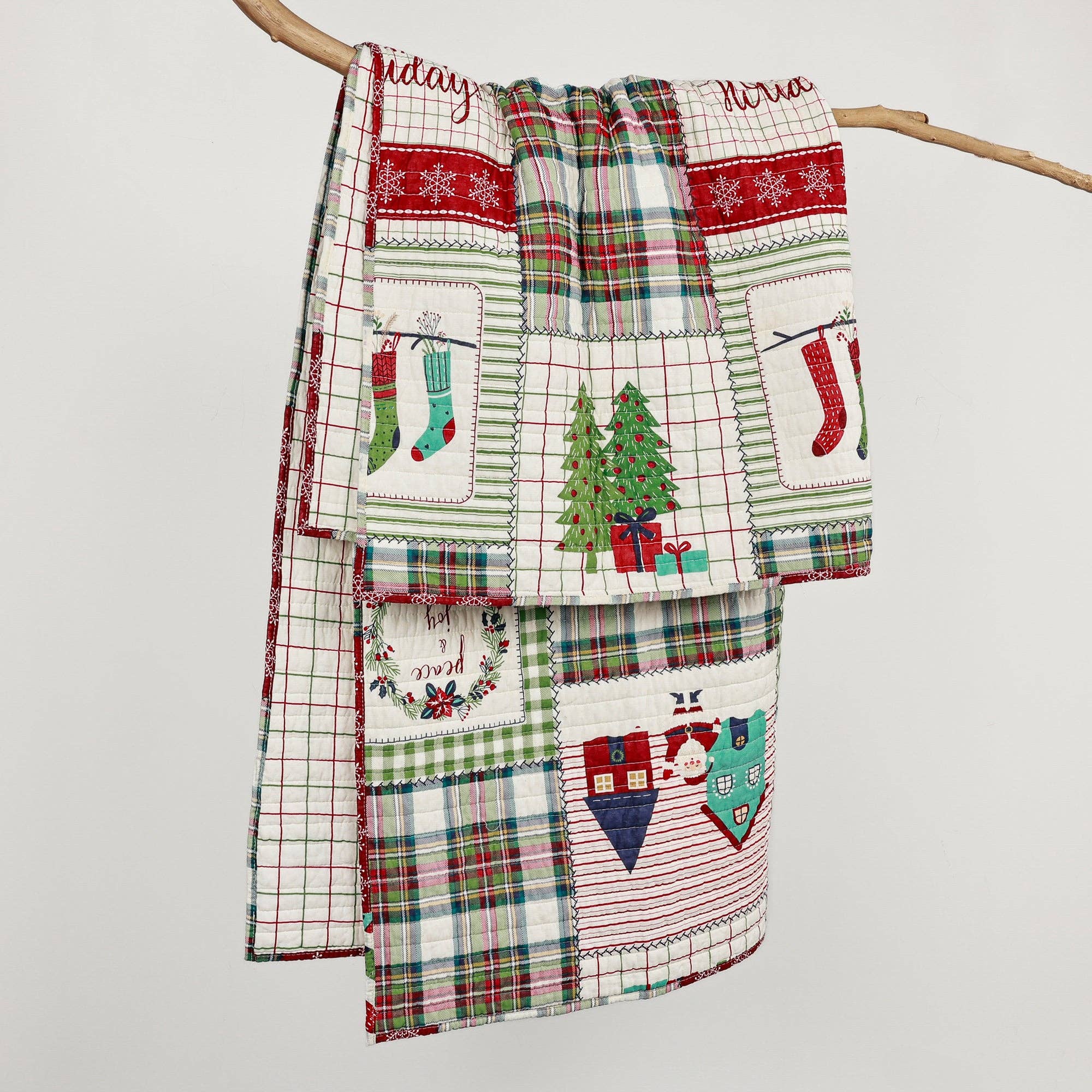 Levtex Home - Wholesale Throw blanket - Home for Christmas Quilted Throw7