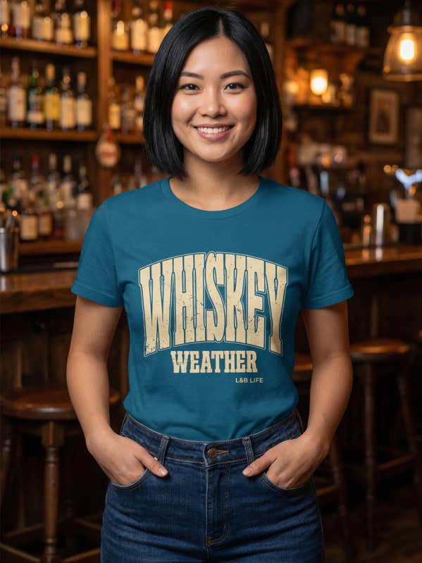 BC DTF WHISKEY WEATHER TEES, TSHIRTS, T-SHIRTS, for wholesale by L&B Life