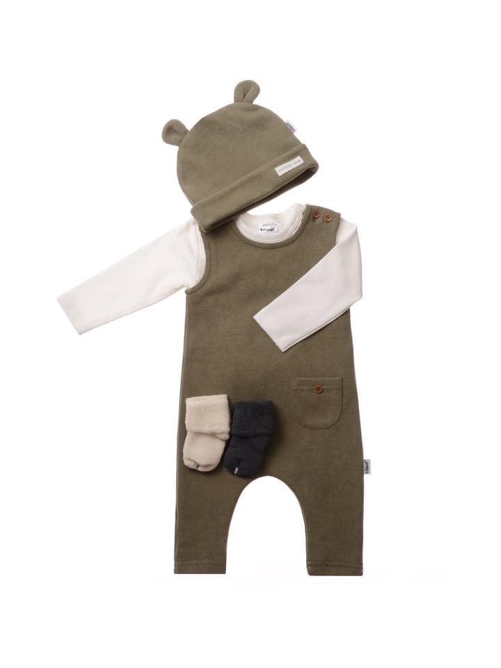 Liliput - Wholesale Clothing Set - Baby - Rib-knit set in olive, 5-piece6