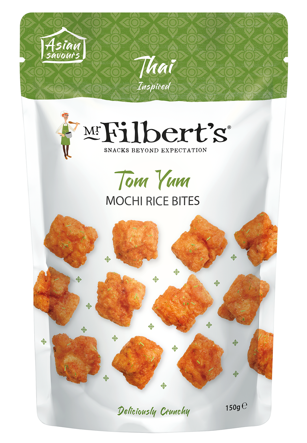 Mr Filbert's – wholesale Puffed rice treat – Thai Tom Yum Rice Crackers3