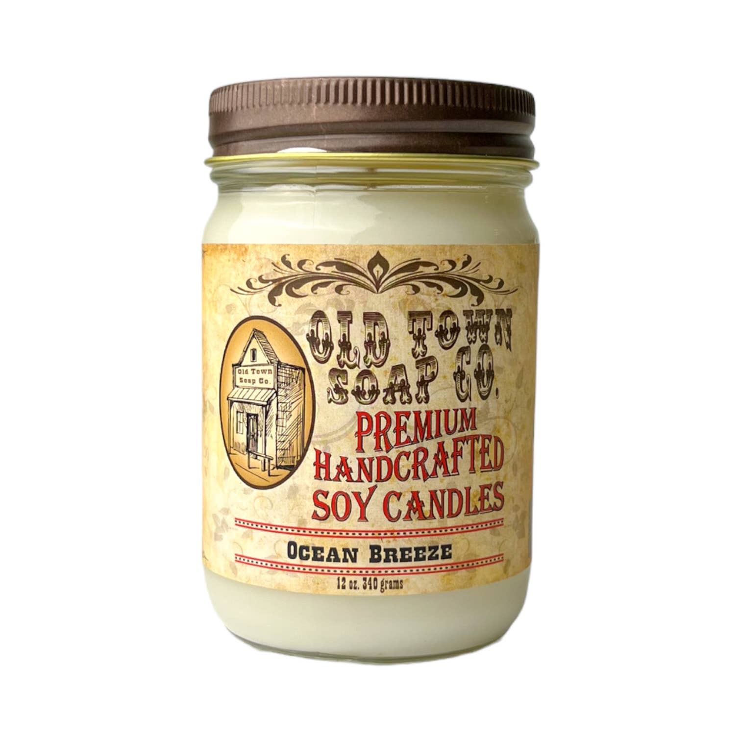 Old Town Soap Co. - Wholesale Jar/Filled Candle - 12oz. Candles - Premium Candles for your Home15