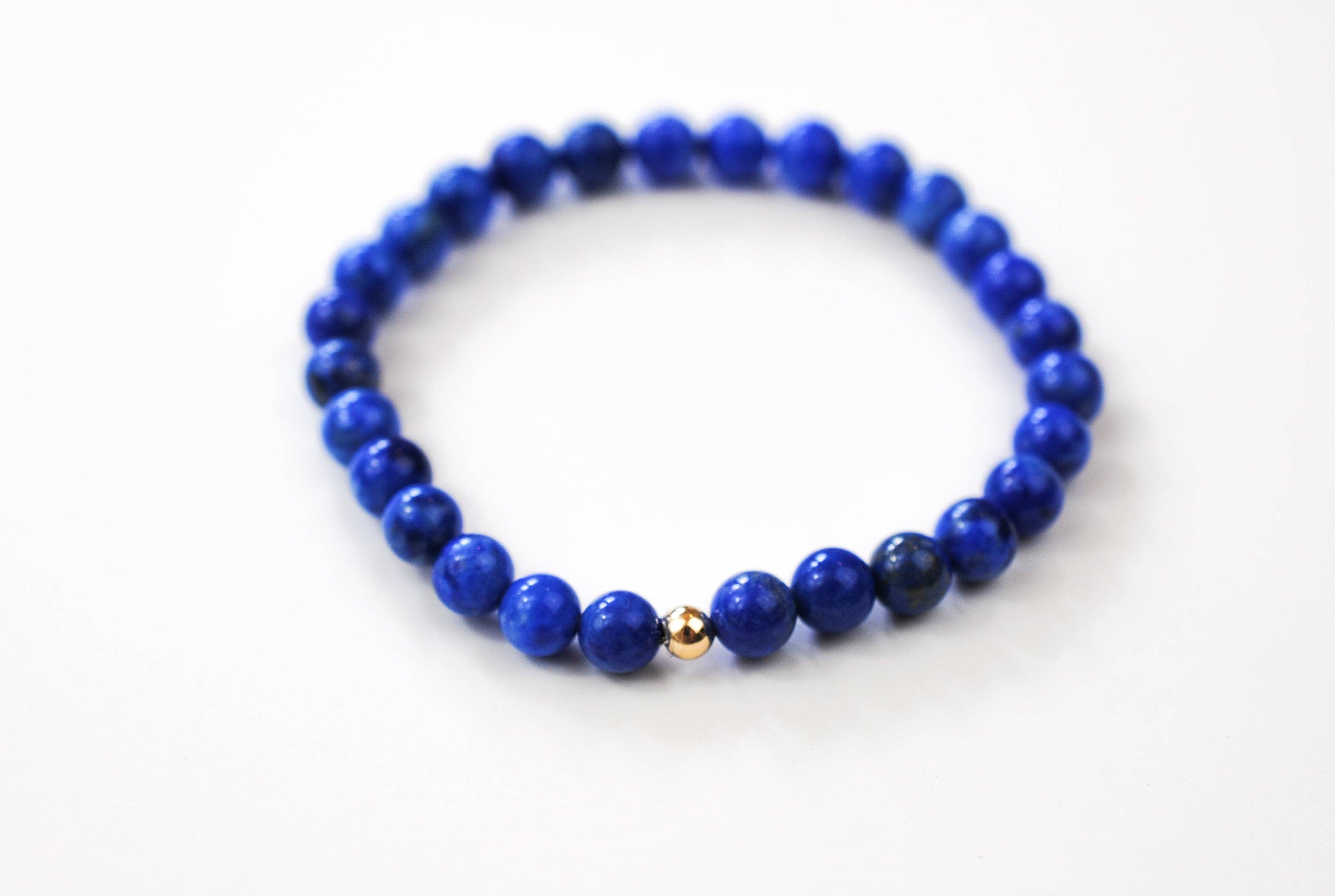 Ripple | Reiki Infused Jewelry - Wholesale Beaded Bracelet - Lapis Lazuli Solo Core Bracelet1