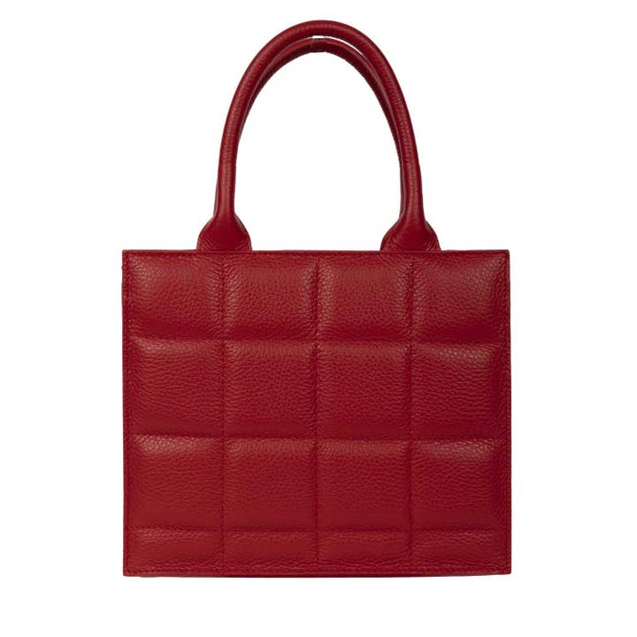 Sac à main rouge Enrica pour la vente par Shirin Sehan
