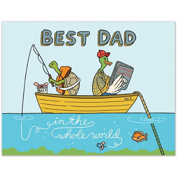 Best Dad Fishing Card for wholesale by THE FOUND
