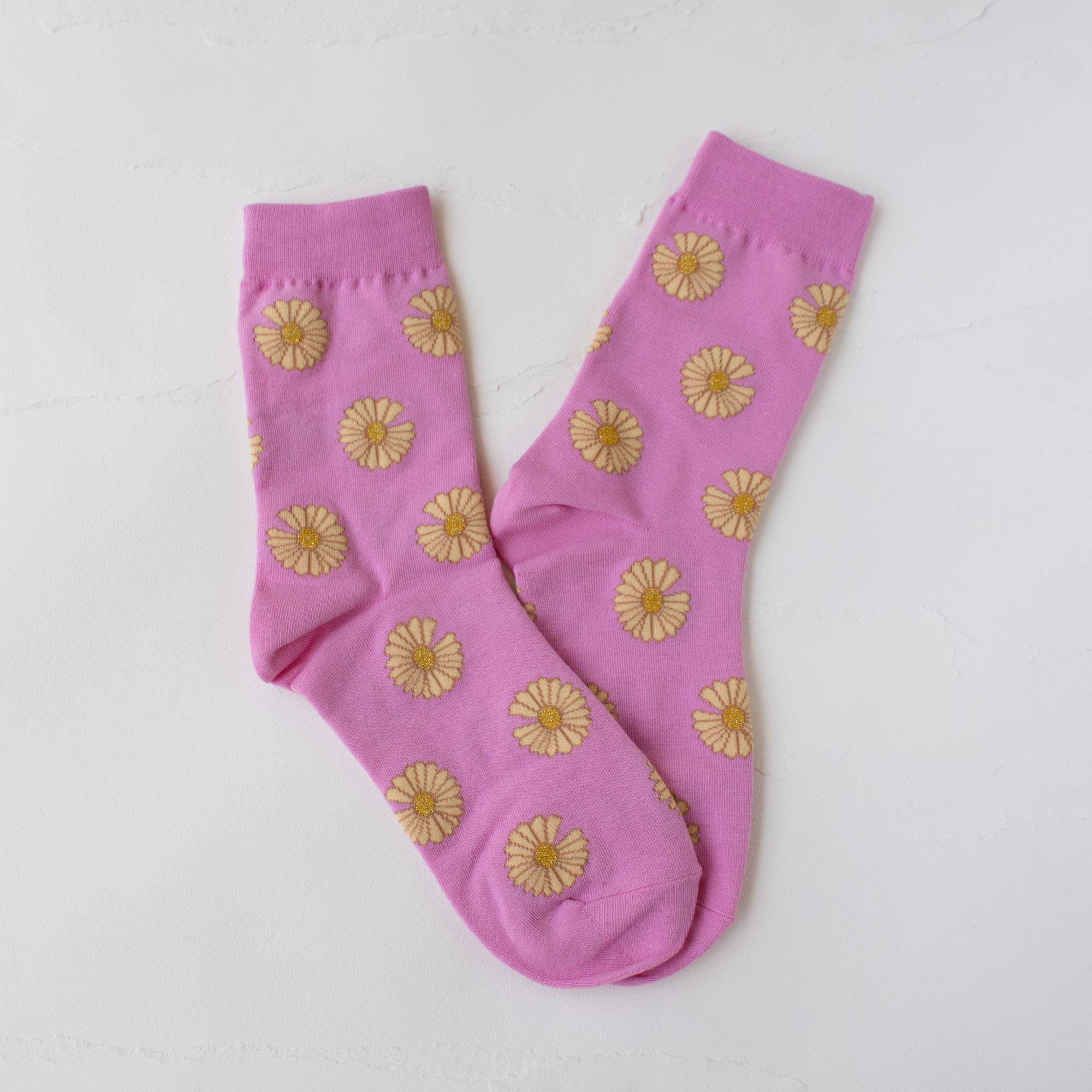 Tiepology – wholesale Socks – Women's – Women's Vivid Daisy Socks1