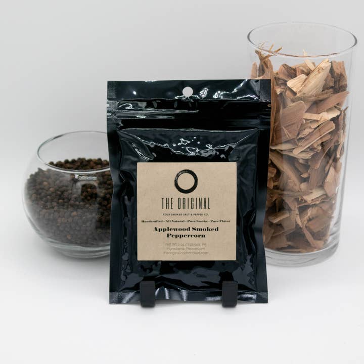 The Original Cold Smoked Salt and Pepper Co. - Venta al por mayor Pimienta molida/en grano - Pimienta ahumada Applewood