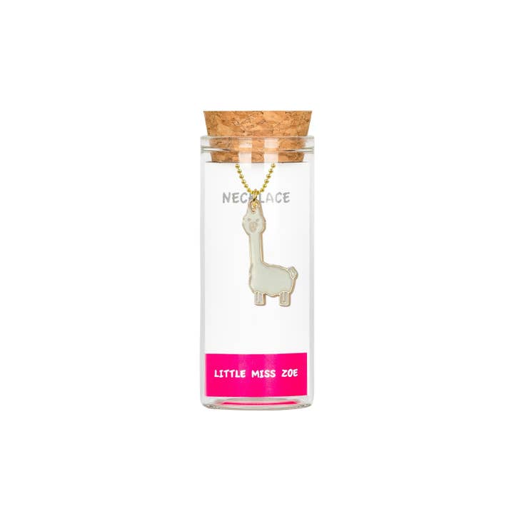 Little Miss Zoe - Wholesale Kids Necklace - Kids - Kids Charm Necklace in a glass bottle