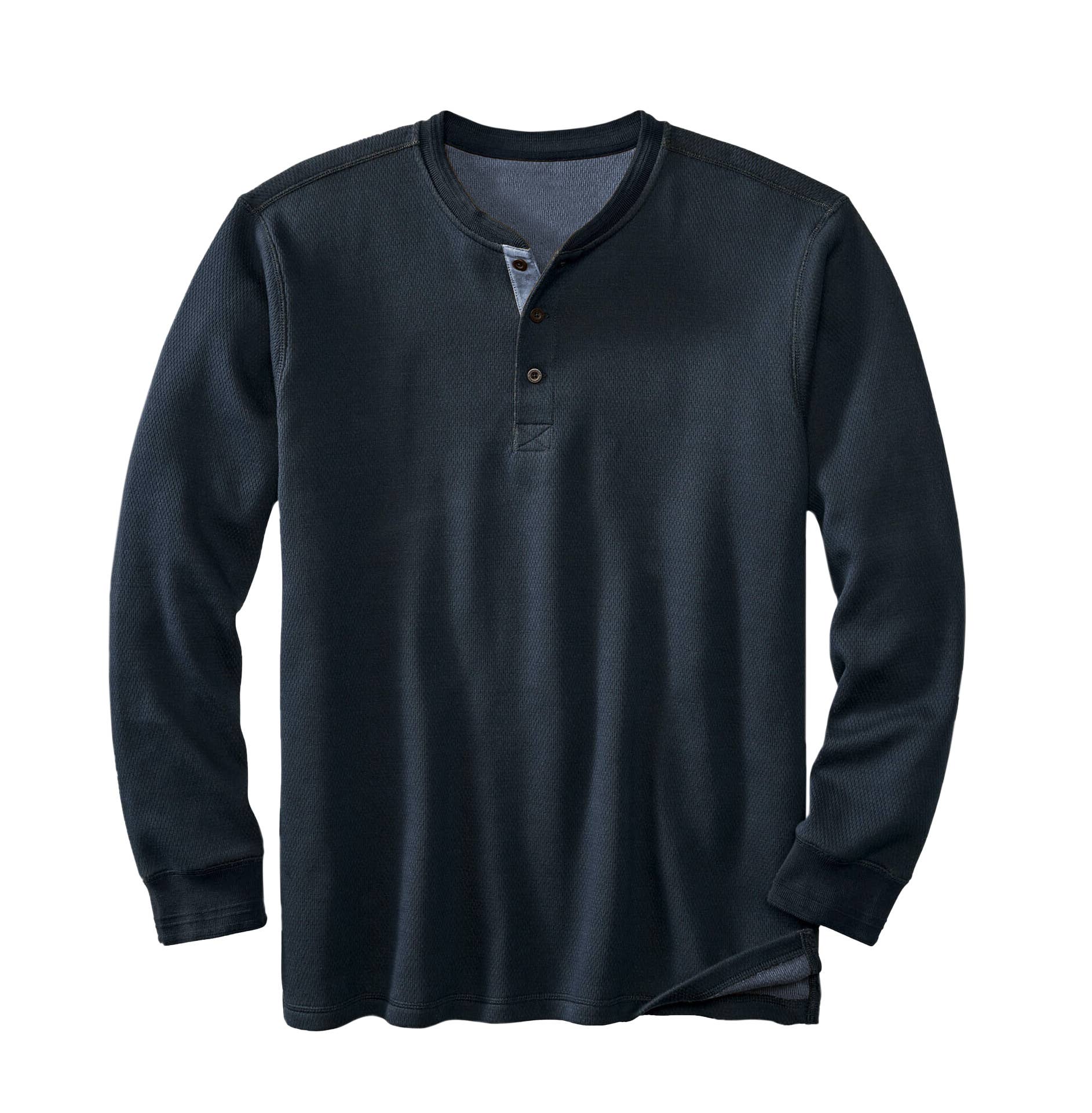 Silver Jeans - Wholesale Knit Top - Men's - MEN'S L/S THERMAL KNIT HENLEY1