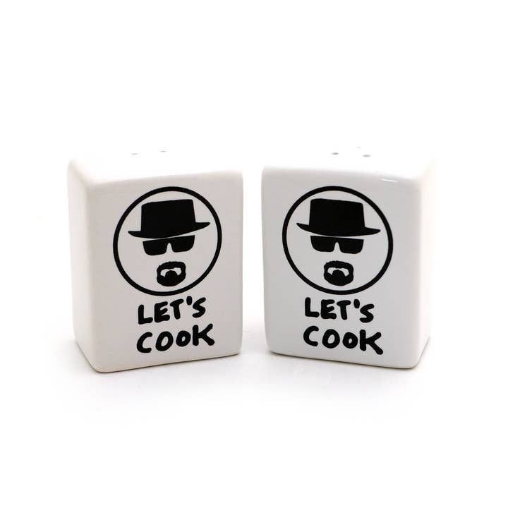 Lenny Mud - Wholesale Salt & Pepper Shaker Set - Let's Cook Breaking Bad Salt & Pepper Shaker Set