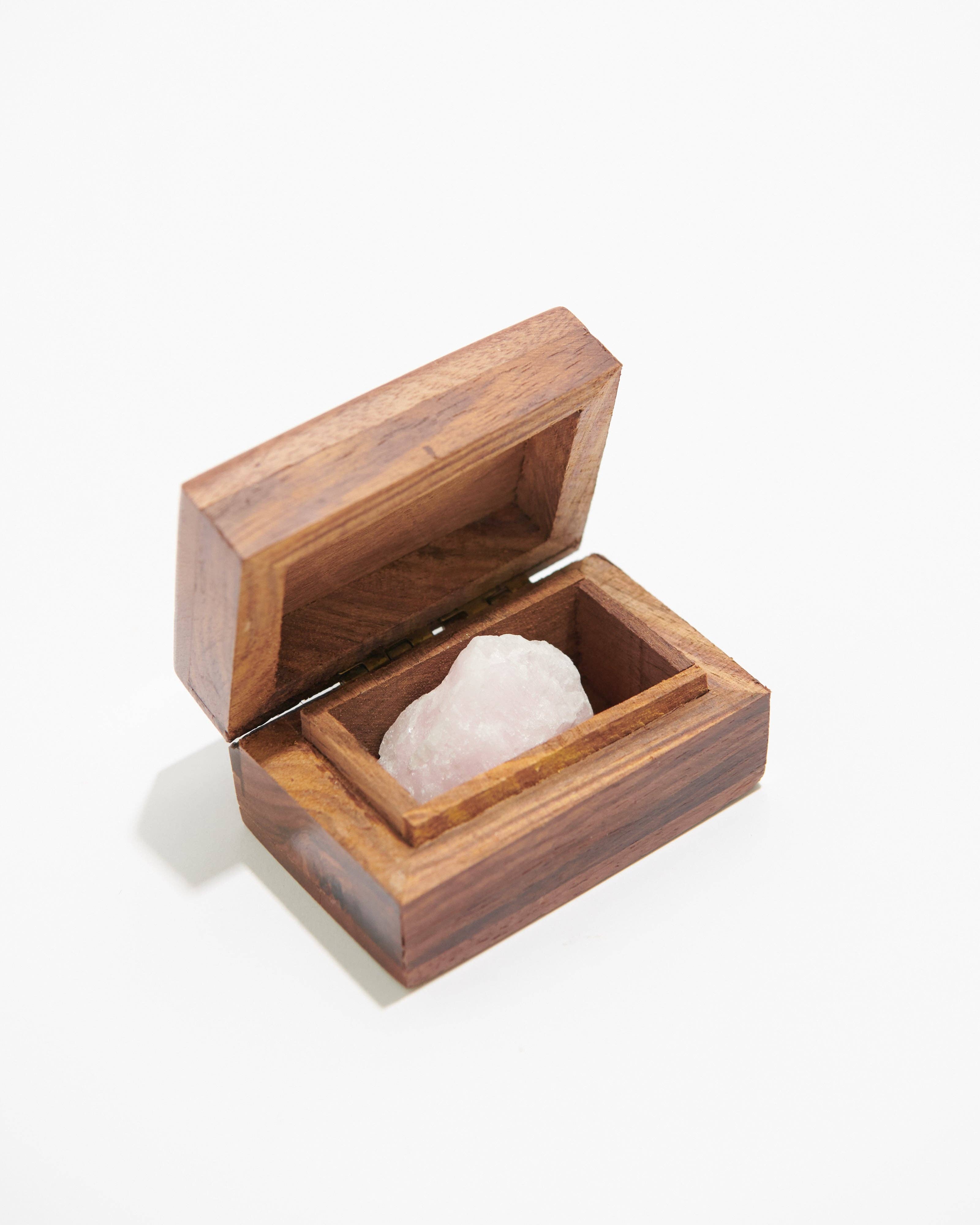 Liv Rocks – Engroshandel Røgelsesholder – Krystal- og Røgelsesæske med Månemotiv, Trææske til Opbevaring2