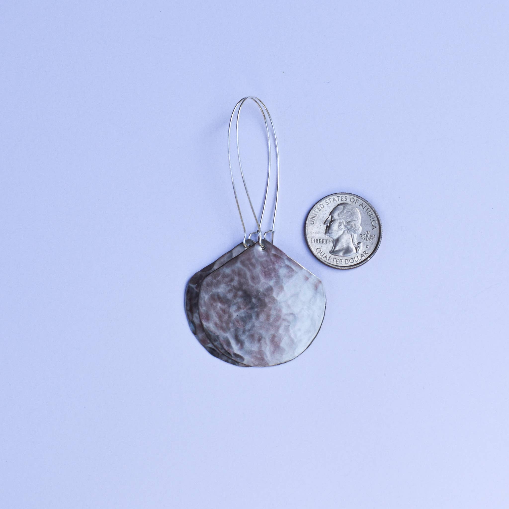 Cascadia Jewlery - Wholesale Dangle Earrings - Moon Drop Earrings - Nickel Silver5
